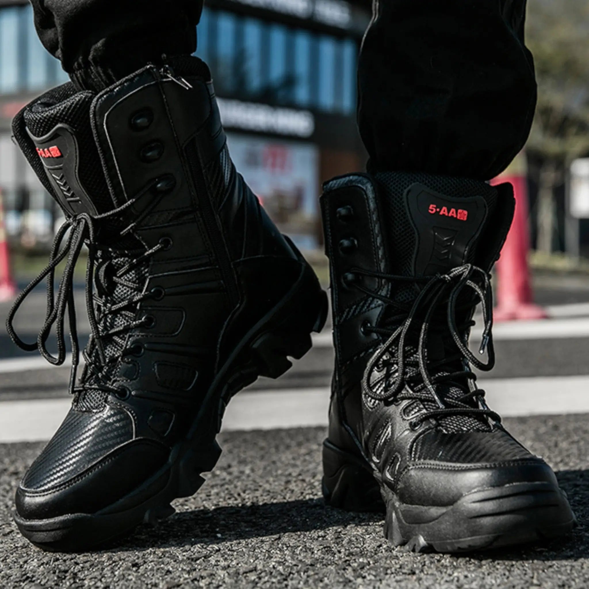 Chaussure homme style rangers