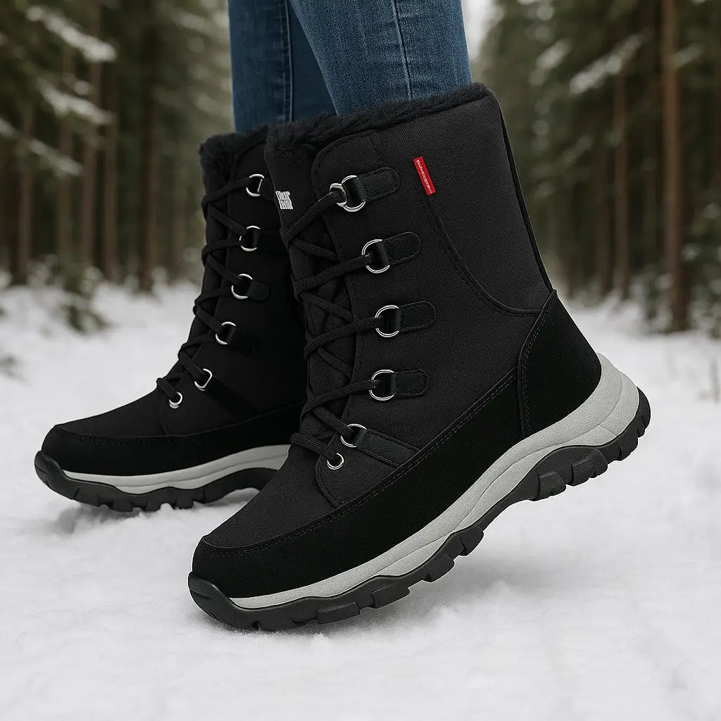Chaussures fourrées femme grand froid