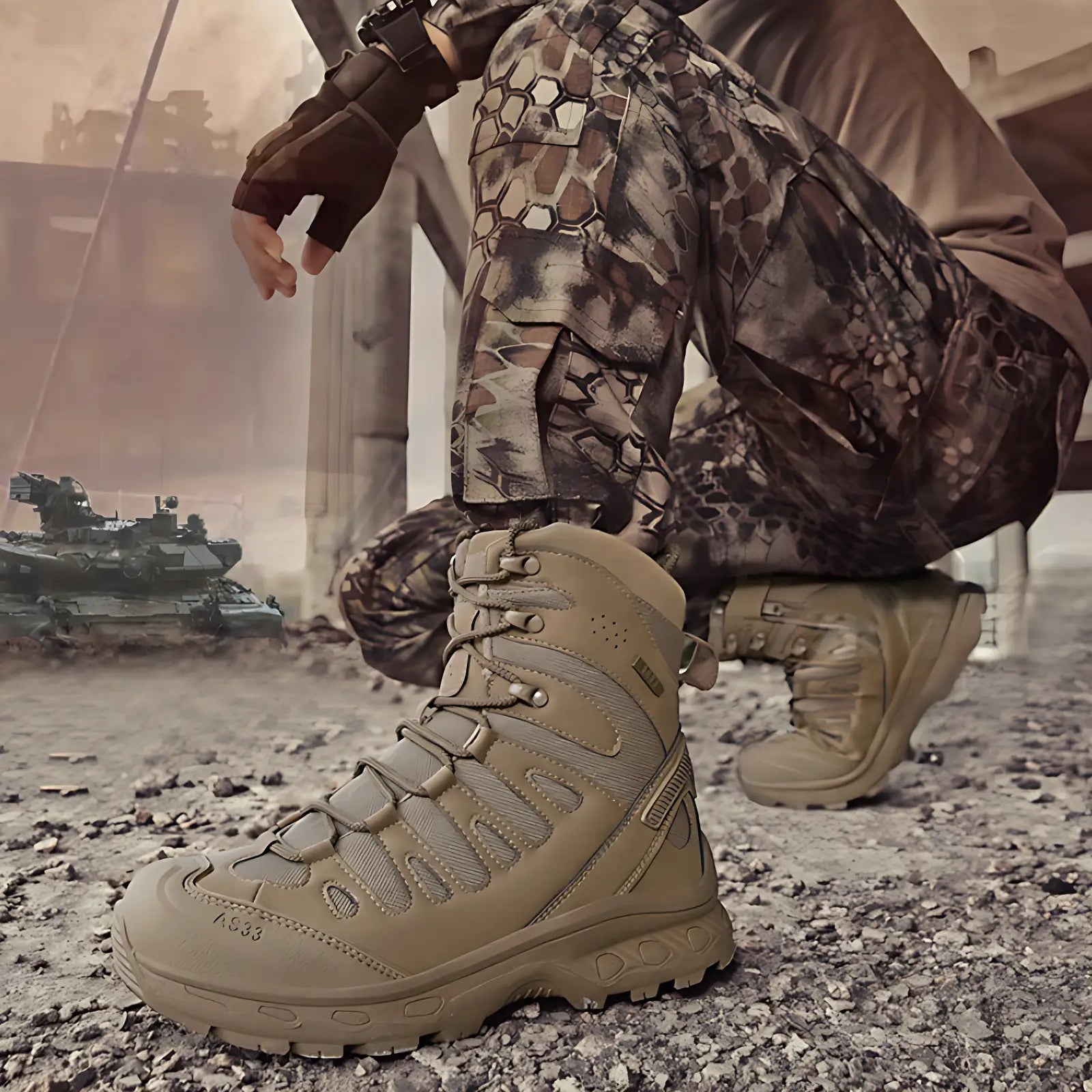 Chaussures militaires homme