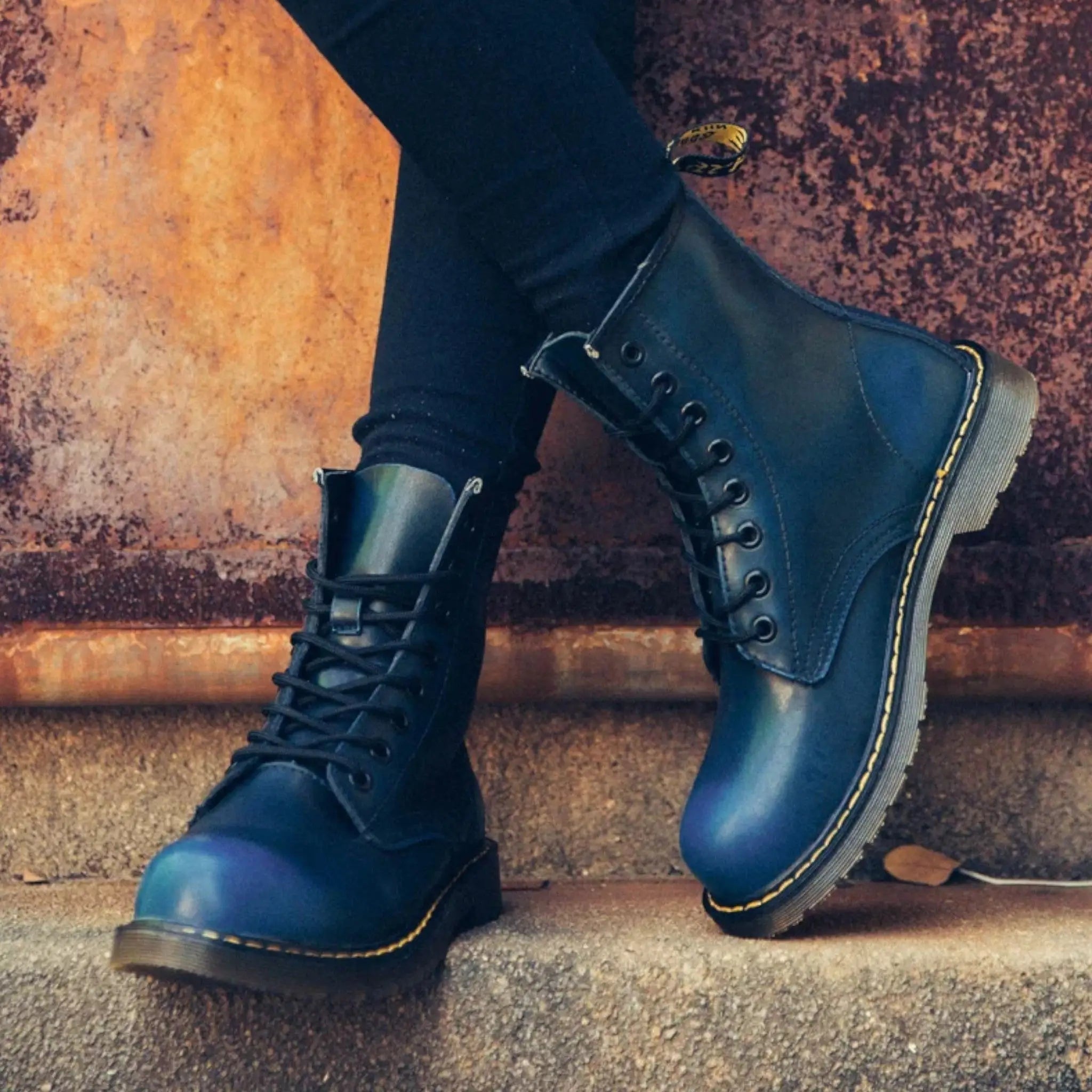 Chaussures style rangers femme