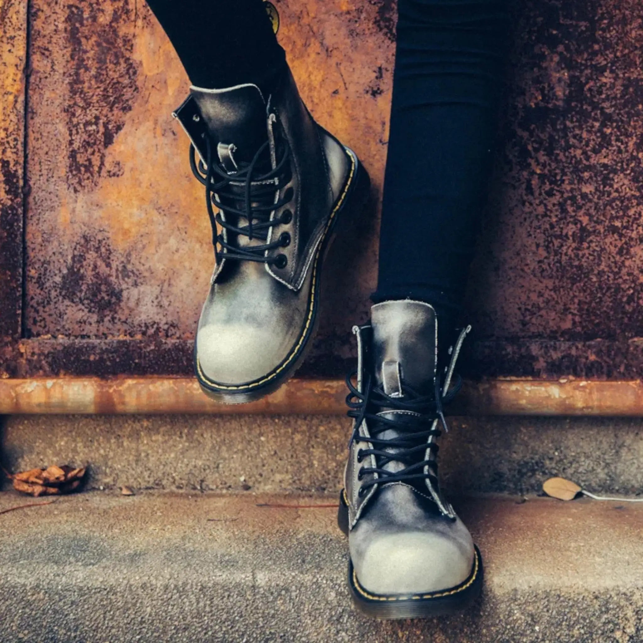Chaussures style rangers femme