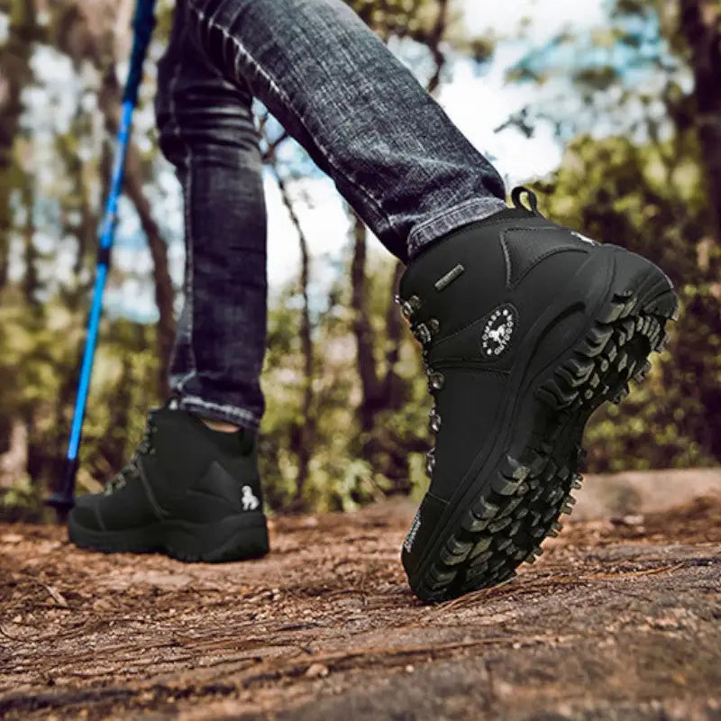 Chaussures type rangers homme