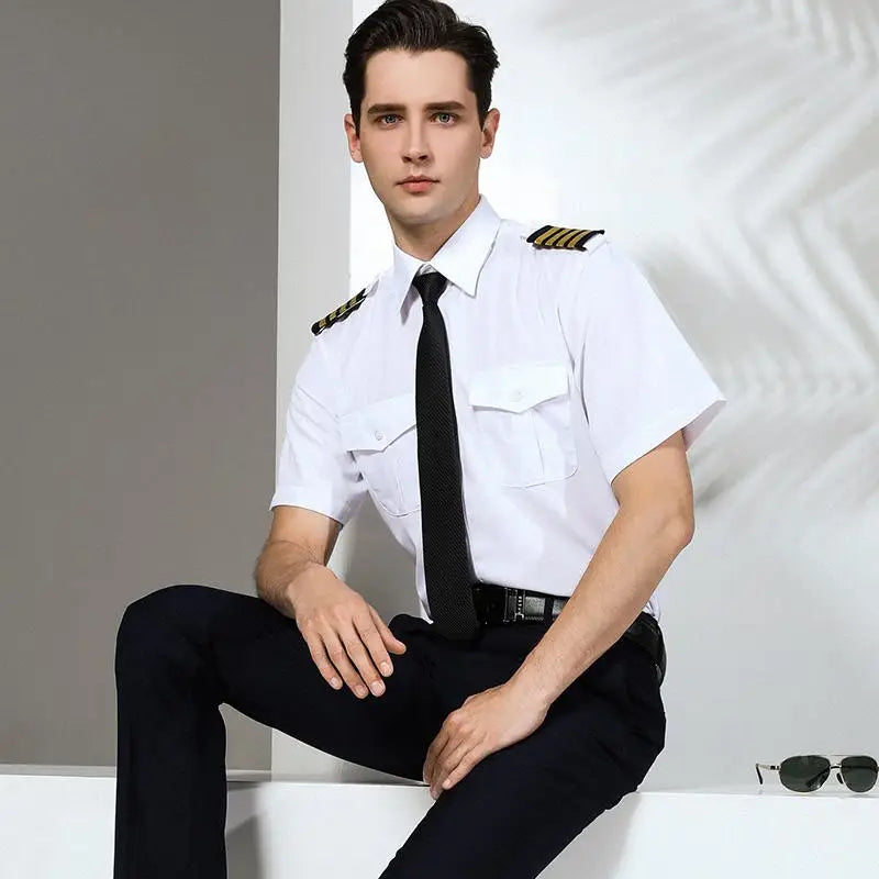 Chemise blanche militaire