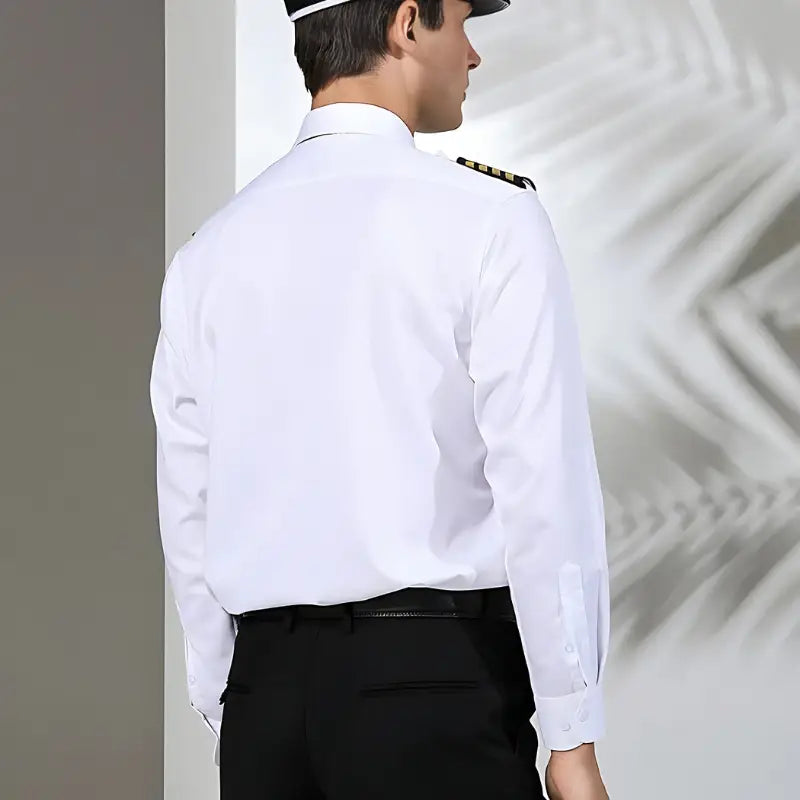 Chemise blanche uniforme militaire