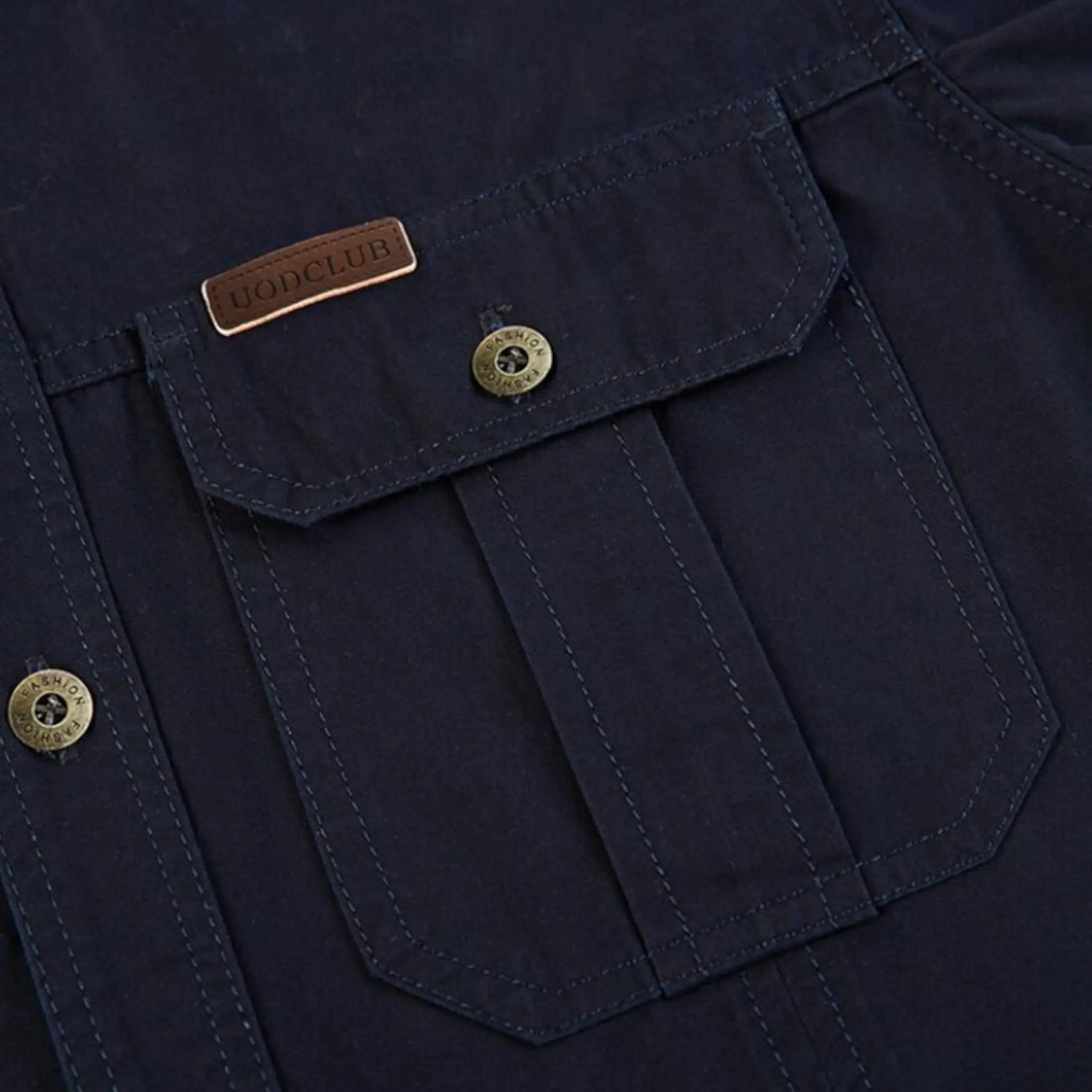 CHEMISE MILITAIRE A DOUBLE POCHES