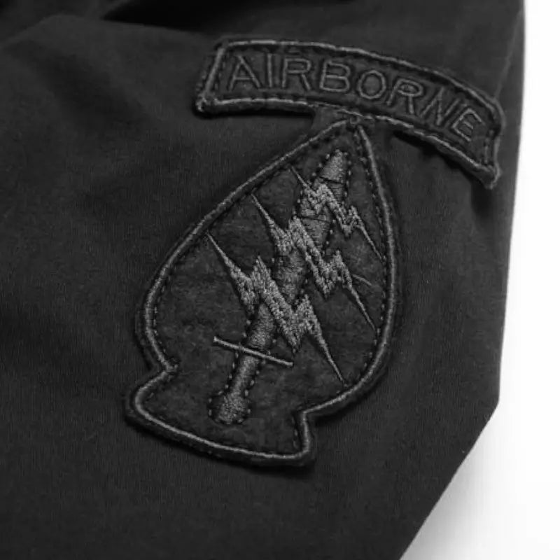 Chemise militaire noire