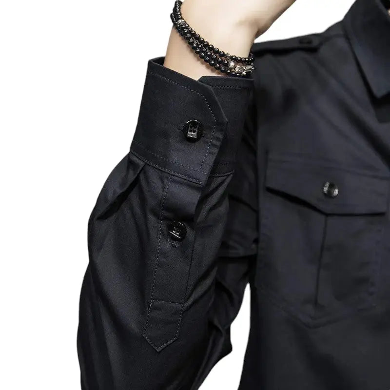 Chemise style homme militaire