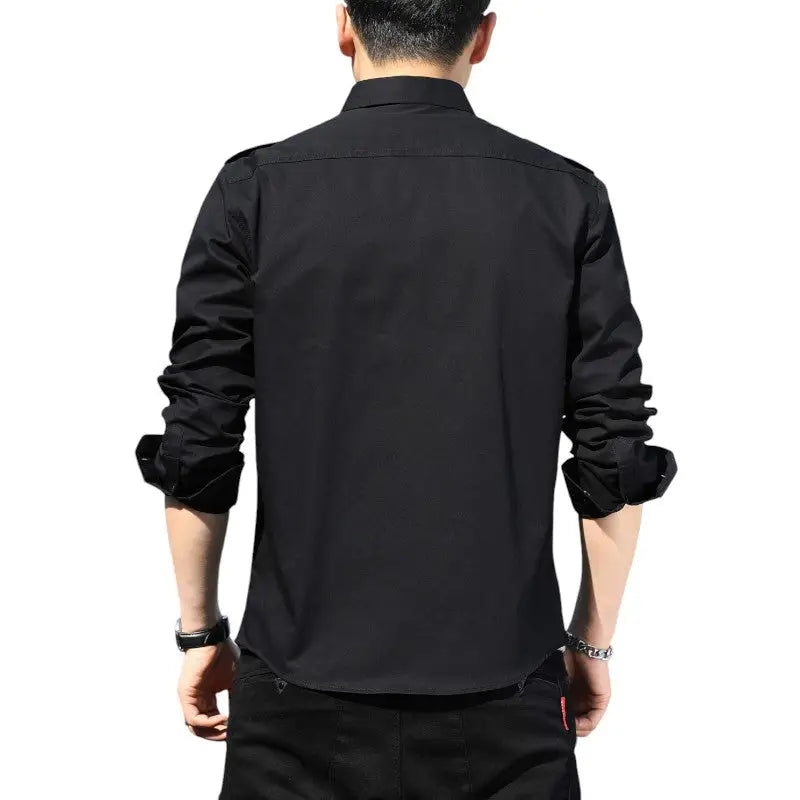 Chemise style homme militaire