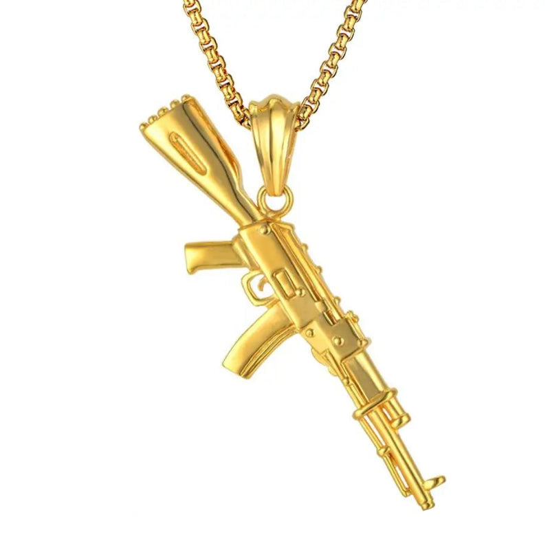 COLLIER MILITAIRE - AK-47 (OR)