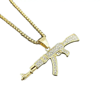 COLLIER MILITAIRE - AK-47 (OR)