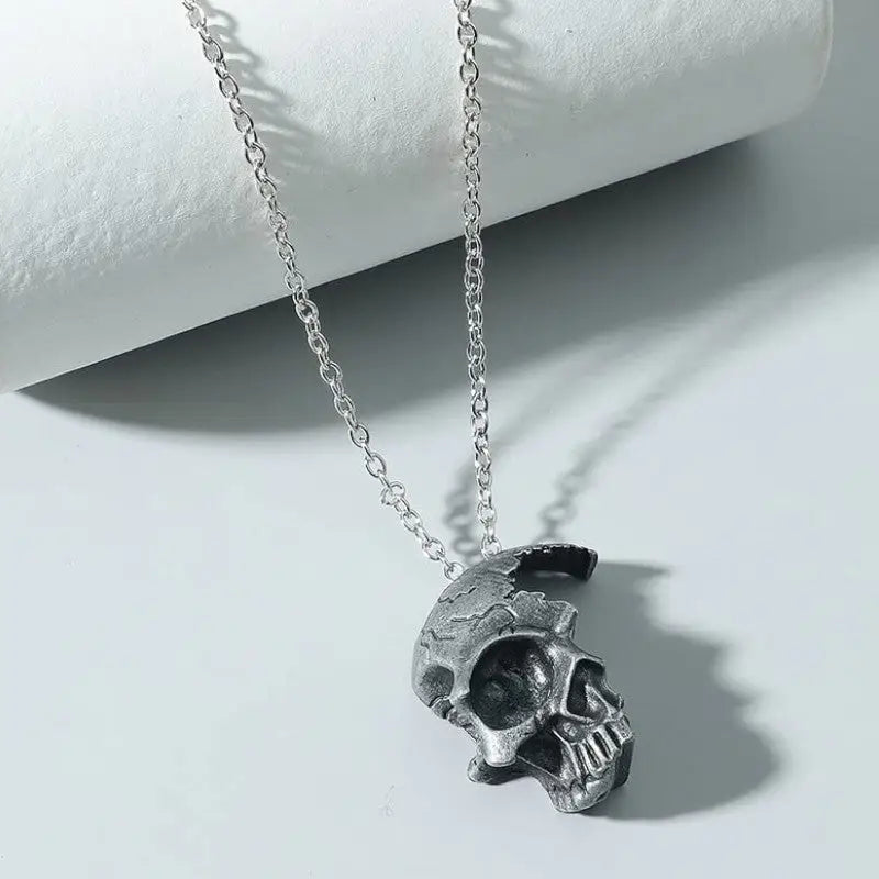 COLLIER MILITAIRE - SURVIVALISTE (ARGENT)