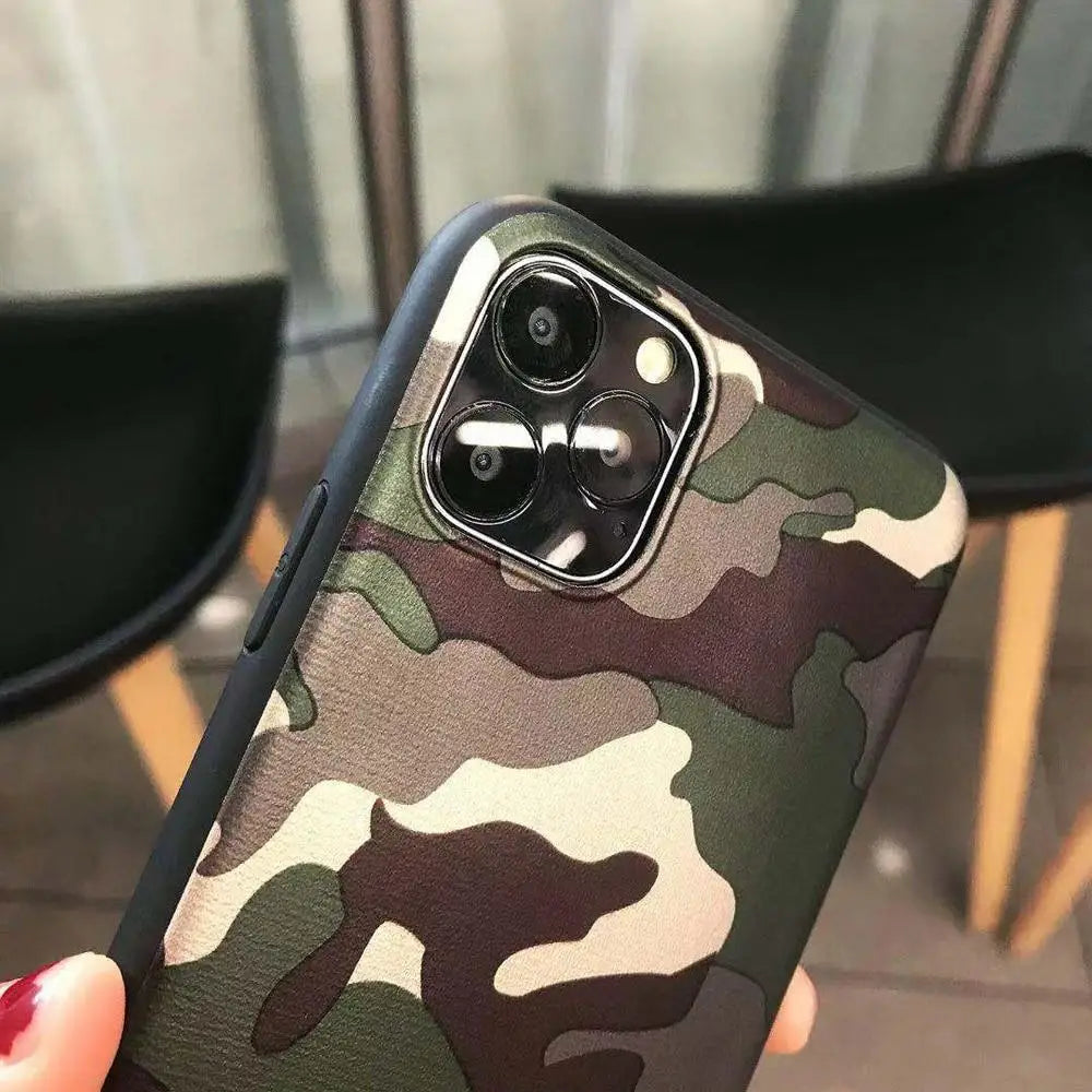 Coque iPhone camouflage militaire