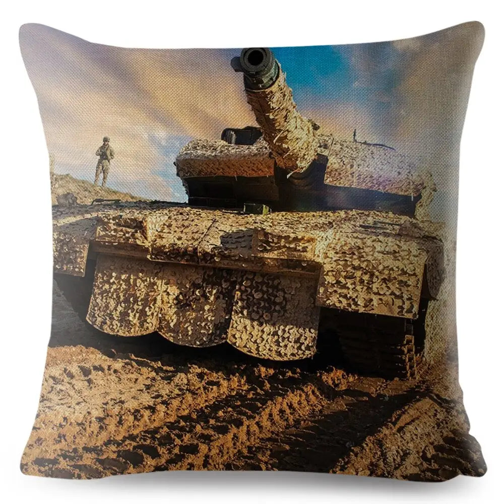 COUSSIN MILITAIRE - DÉCOR ARME DE GUERRE