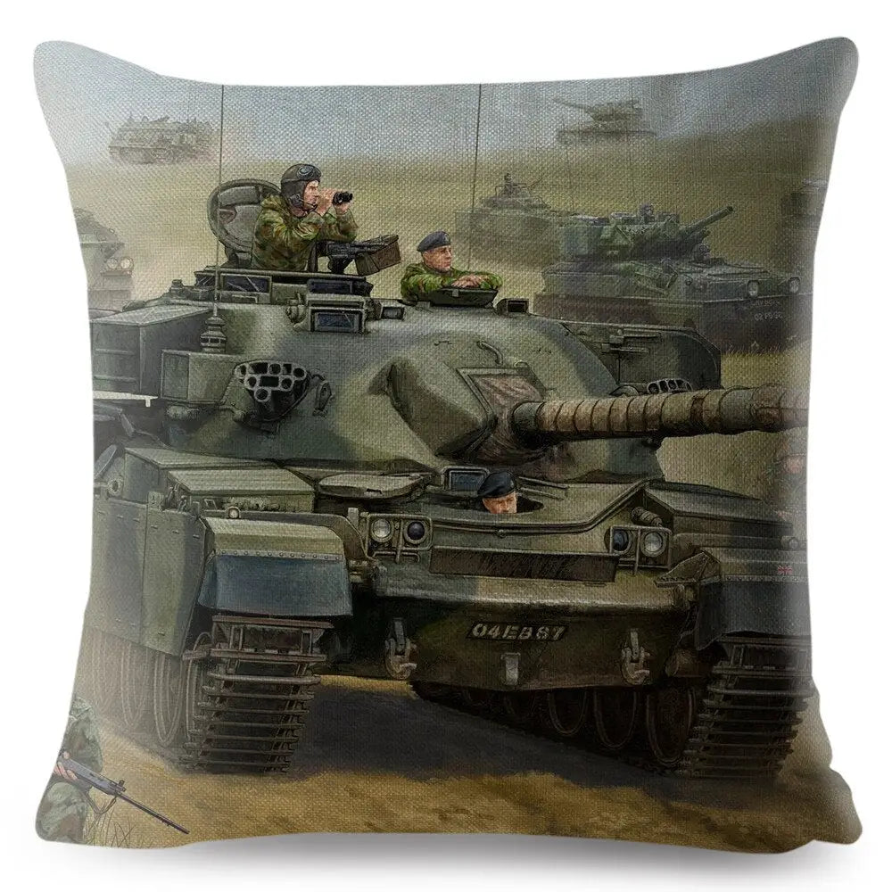 COUSSIN MILITAIRE - DÉCOR ARME DE GUERRE