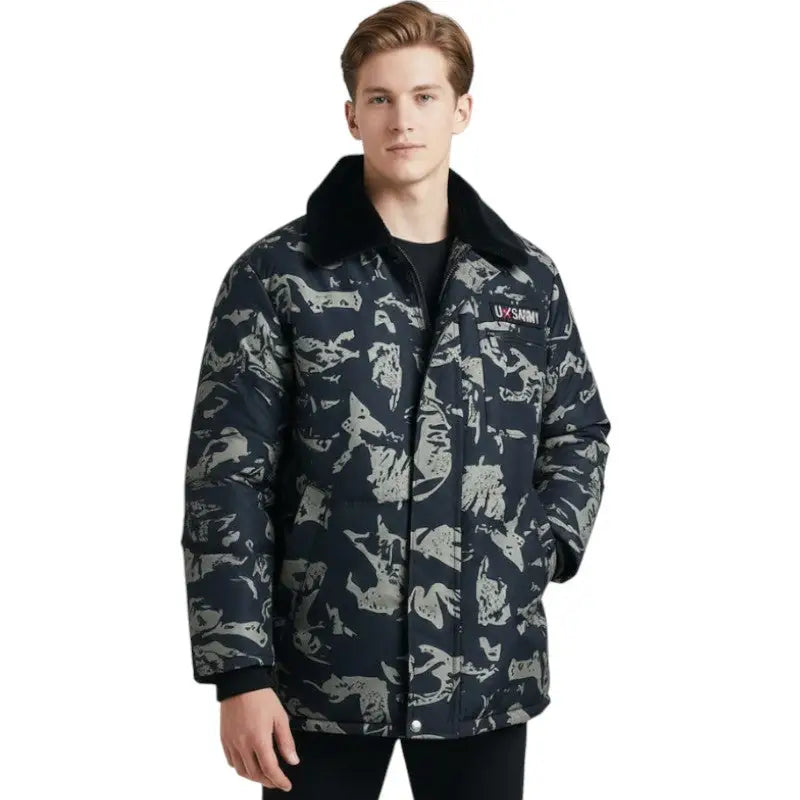 Doudoune camouflage militaire homme
