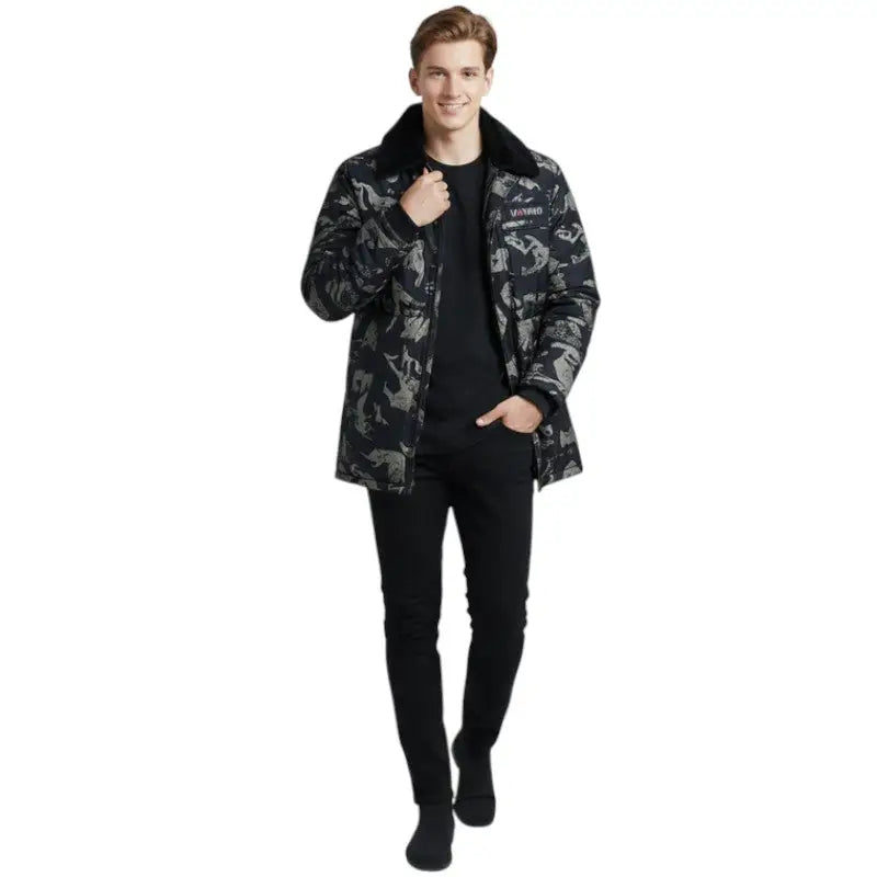 Doudoune camouflage militaire homme