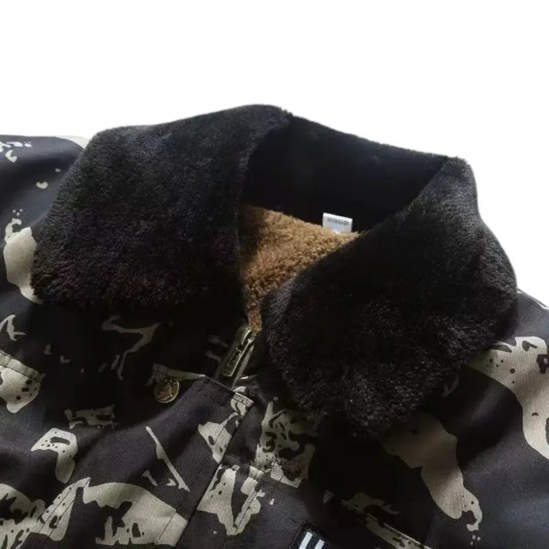 Doudoune camouflage militaire homme