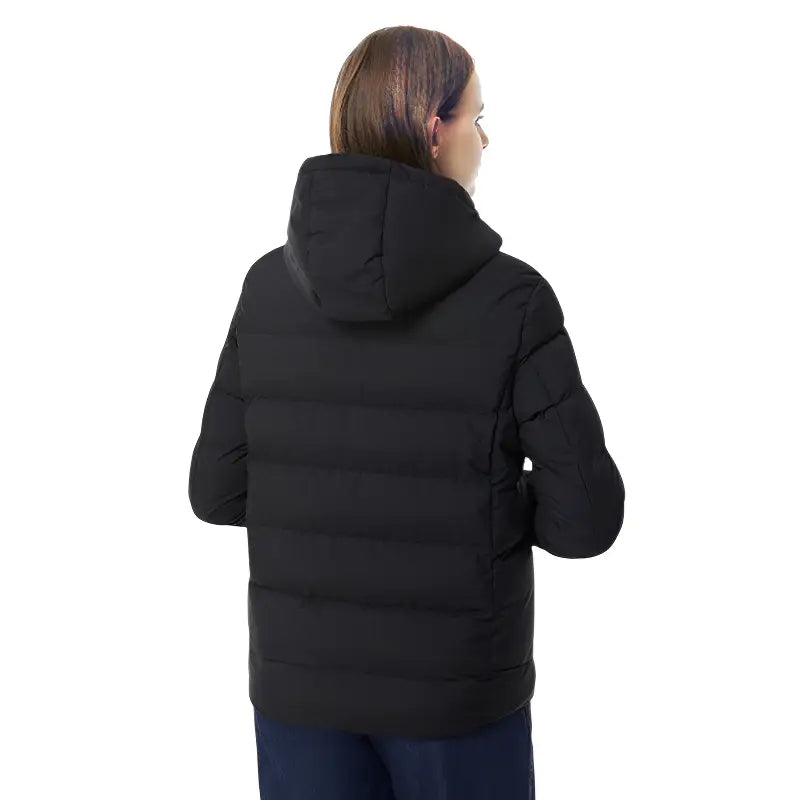 Doudoune capuche chauffante