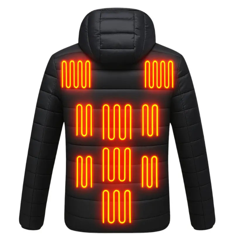 Doudoune chauffante avec batterie