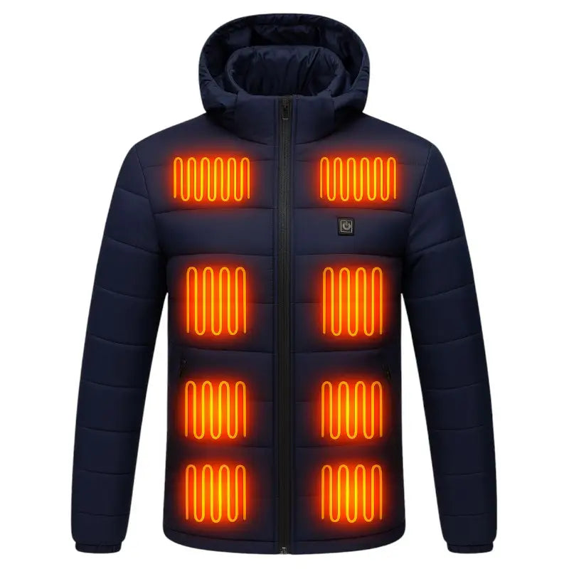 Doudoune chauffante avec batterie