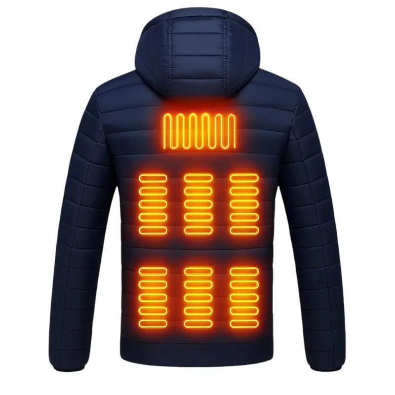 Doudoune chauffante avec batterie