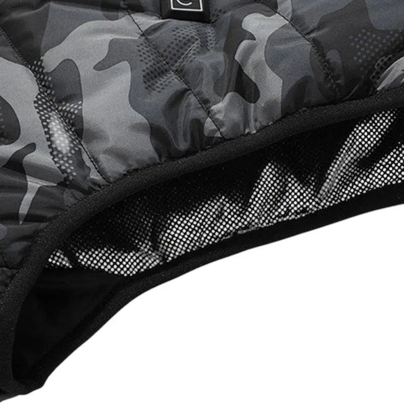 Doudoune chauffante camouflage