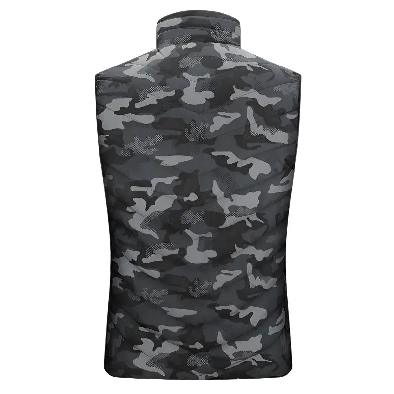 Doudoune chauffante camouflage