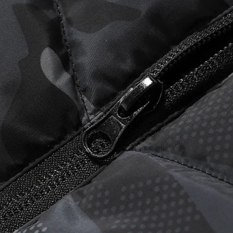 Doudoune chauffante camouflage