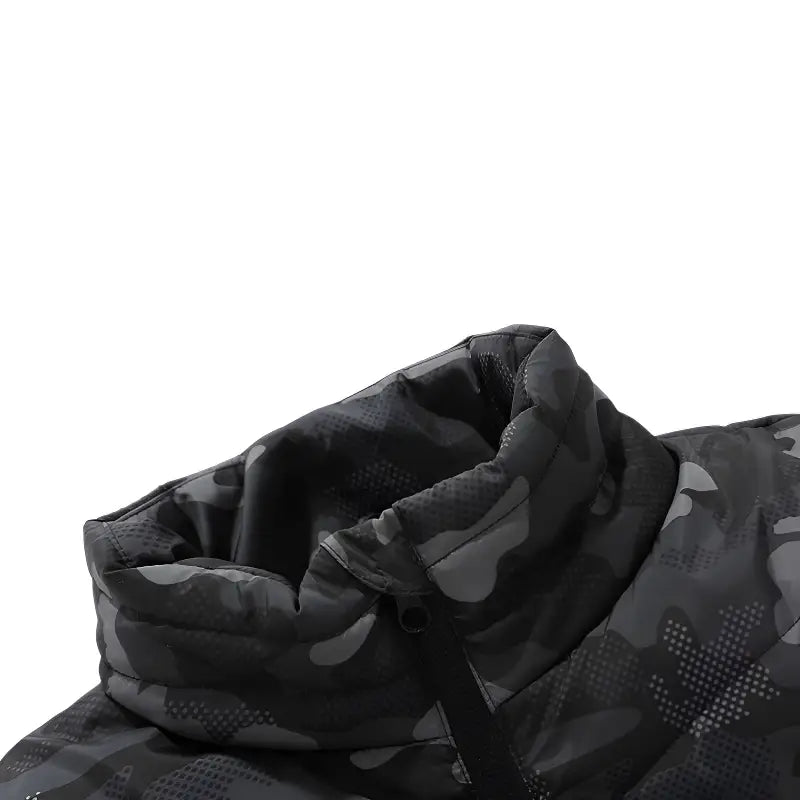 Doudoune chauffante camouflage