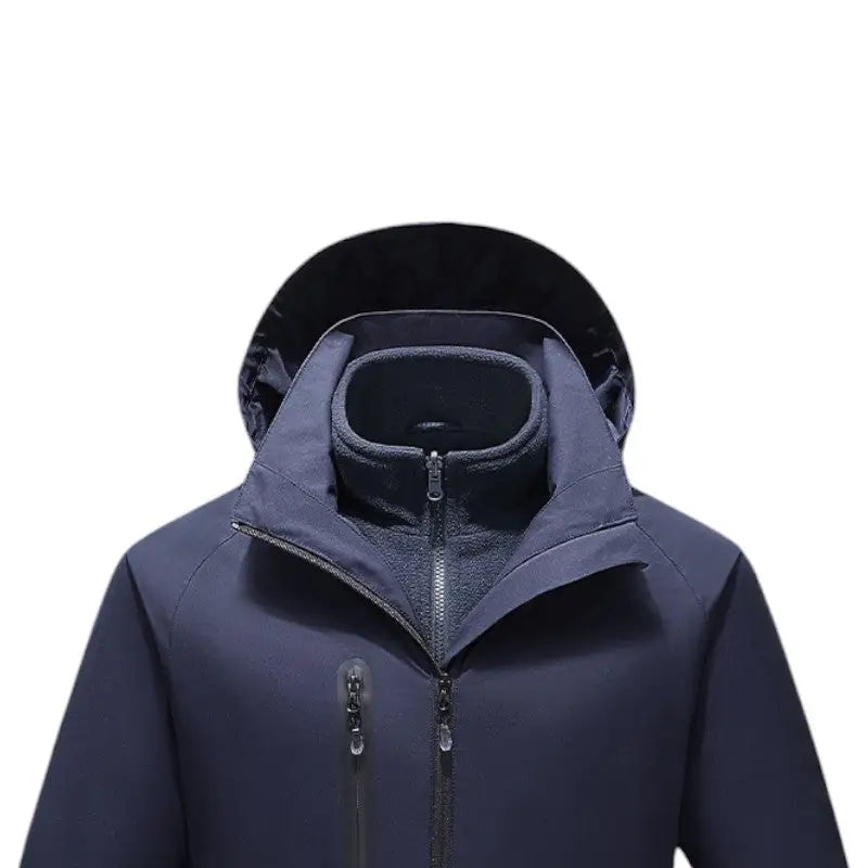 Doudoune chauffante doublé polaire femme