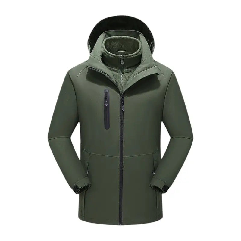 Doudoune chauffante doublé polaire femme