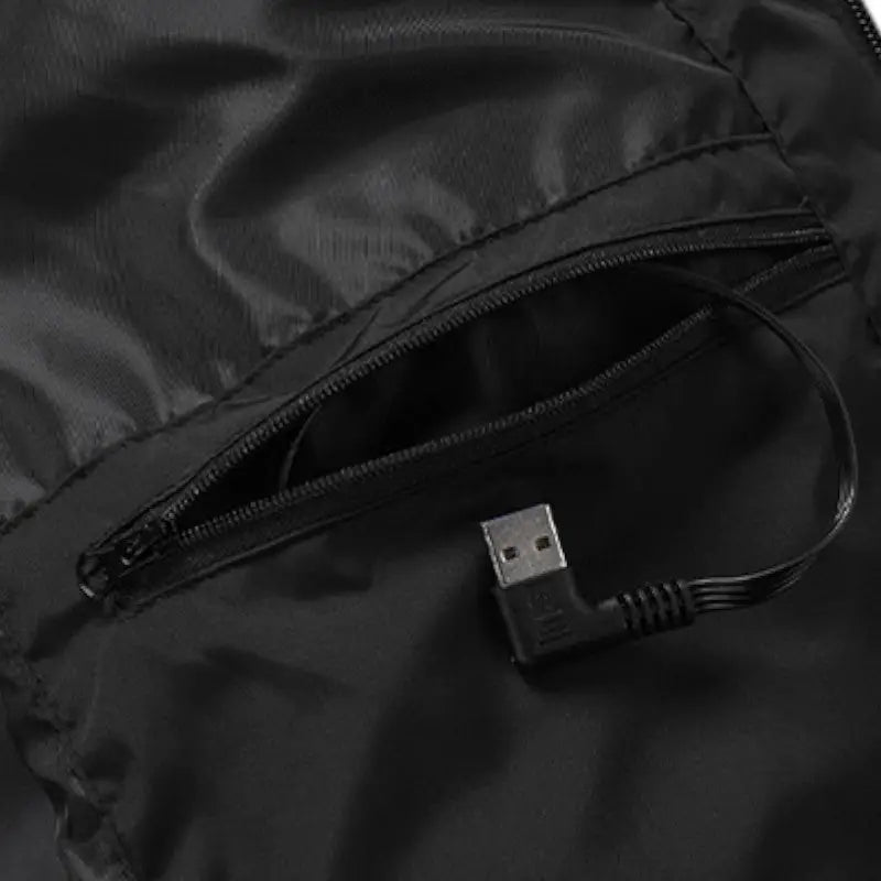 Doudoune chauffante équitation