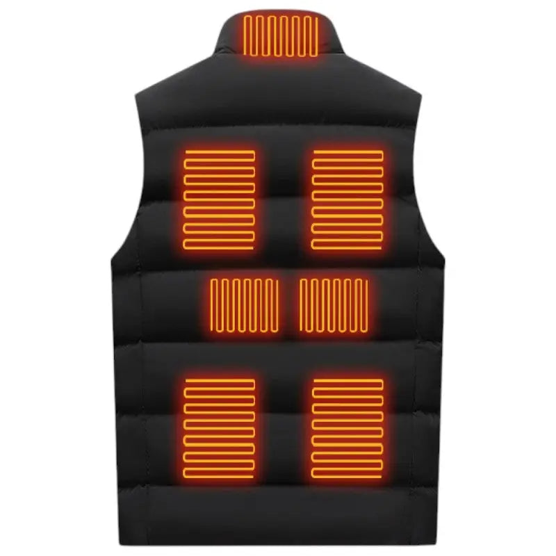 Doudoune chauffante équitation