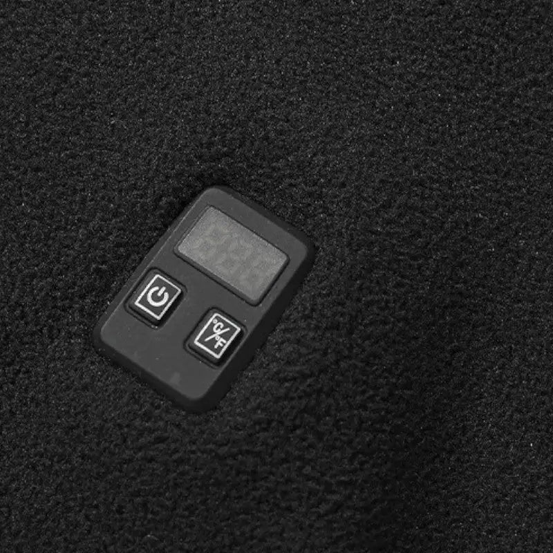 Doudoune chauffante homme bouton power