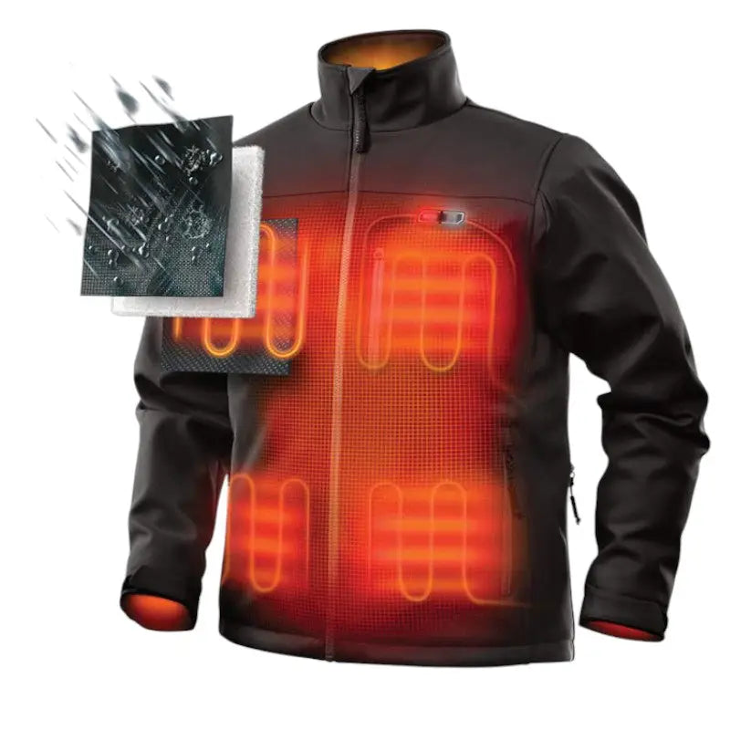 Doudoune chauffante homme moto