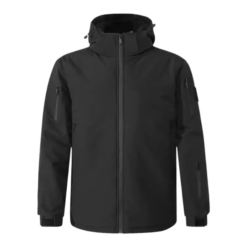 Doudoune chauffante homme noir