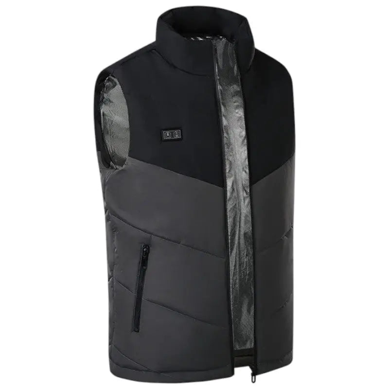 Doudoune chauffante rouge