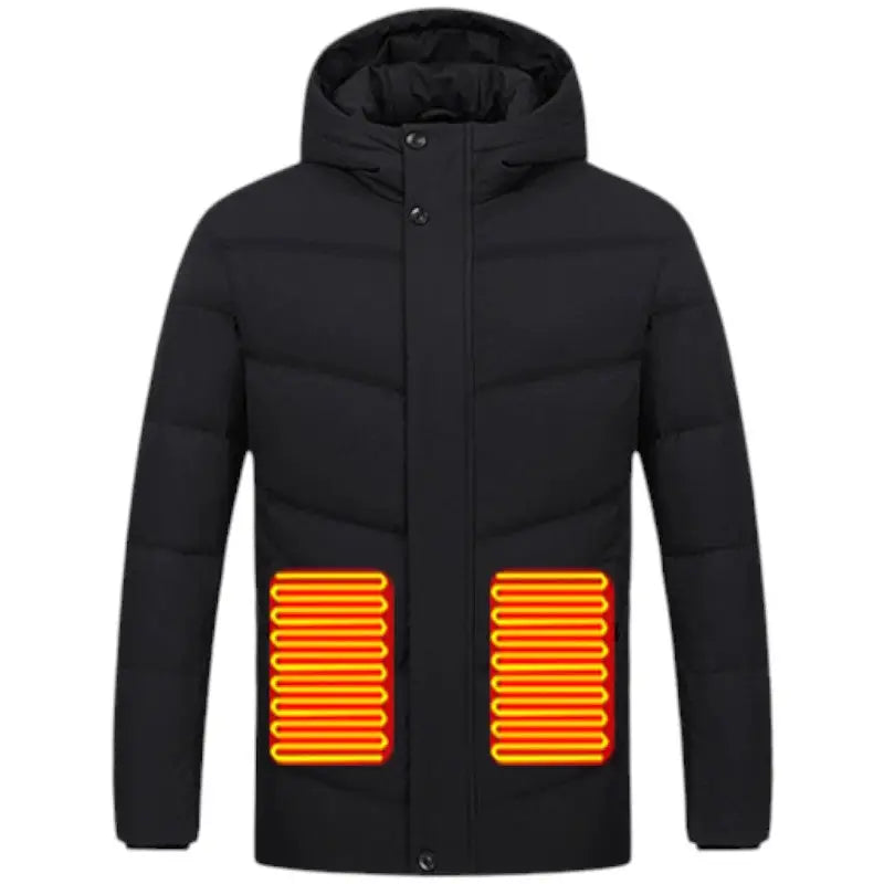 Doudoune extérieure chauffante