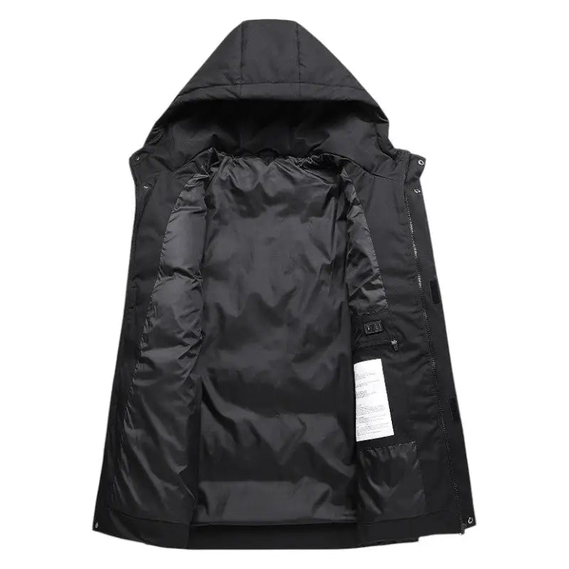 Doudoune extérieure chauffante