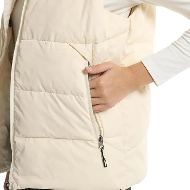 Doudoune gilet chauffante femme