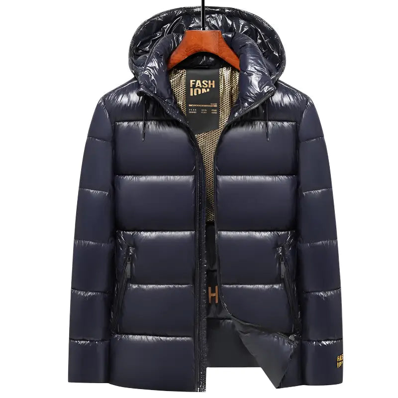 Doudoune militaire bleu