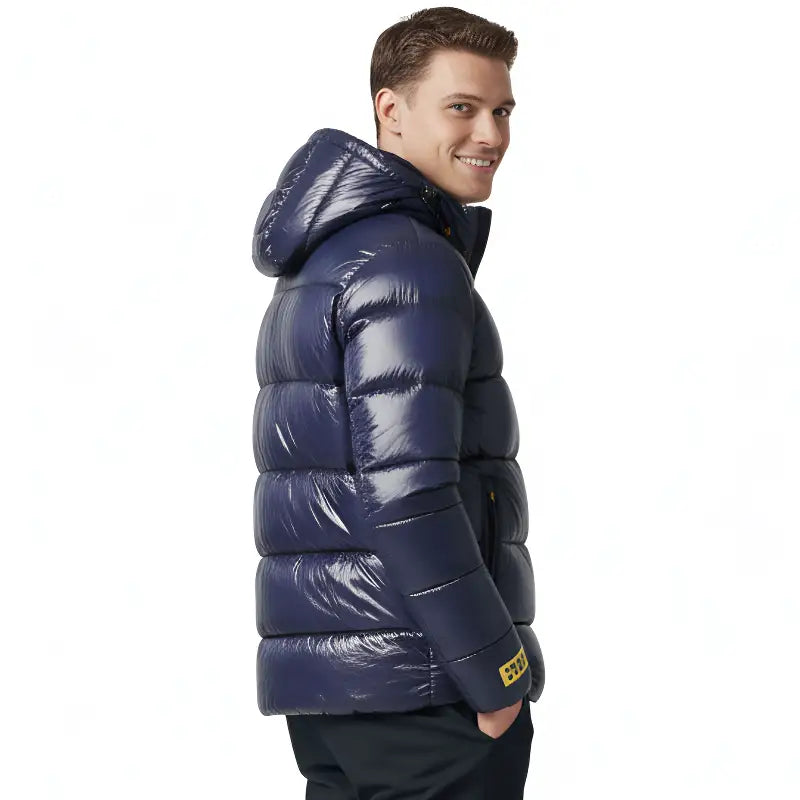 Doudoune militaire bleu