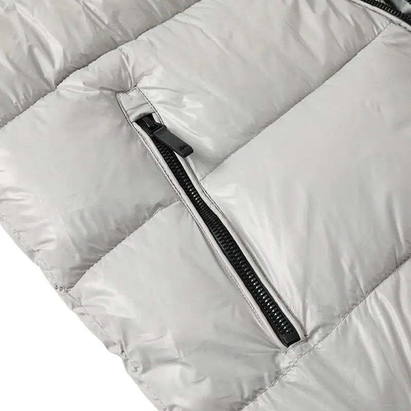 Doudoune militaire grise