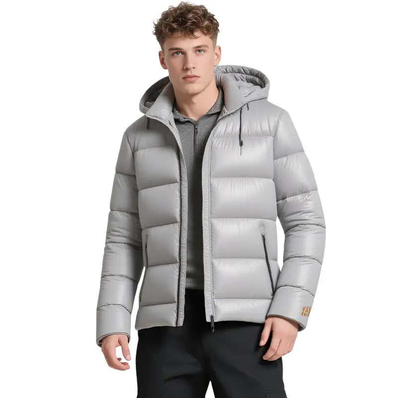 Doudoune militaire grise