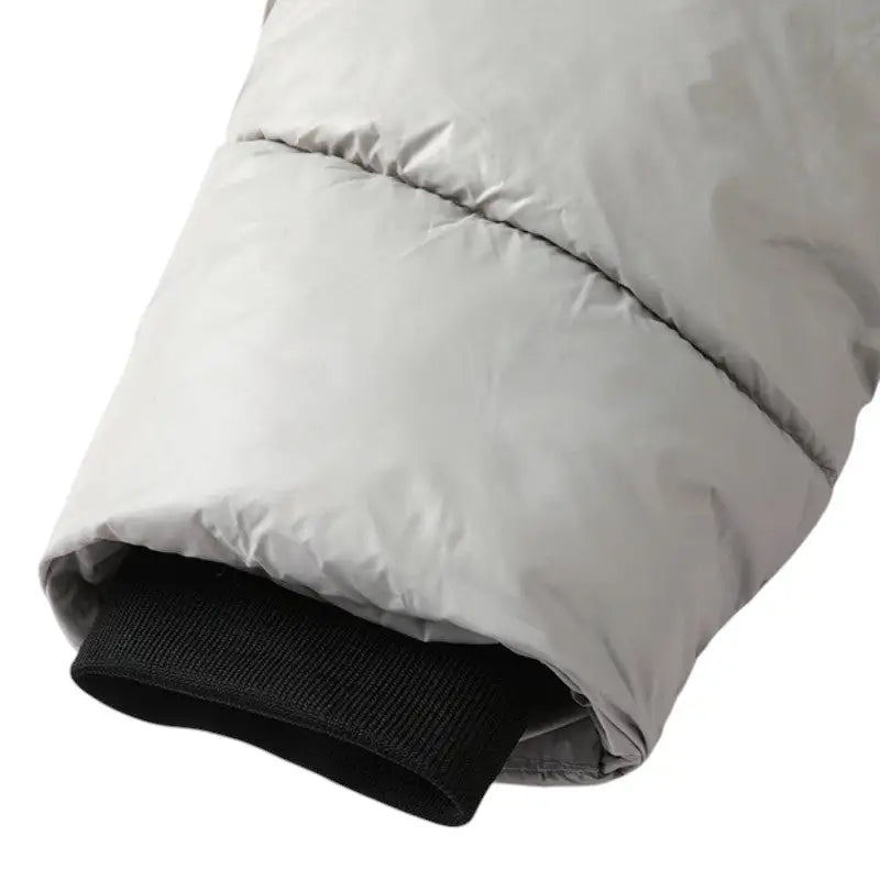 Doudoune militaire grise