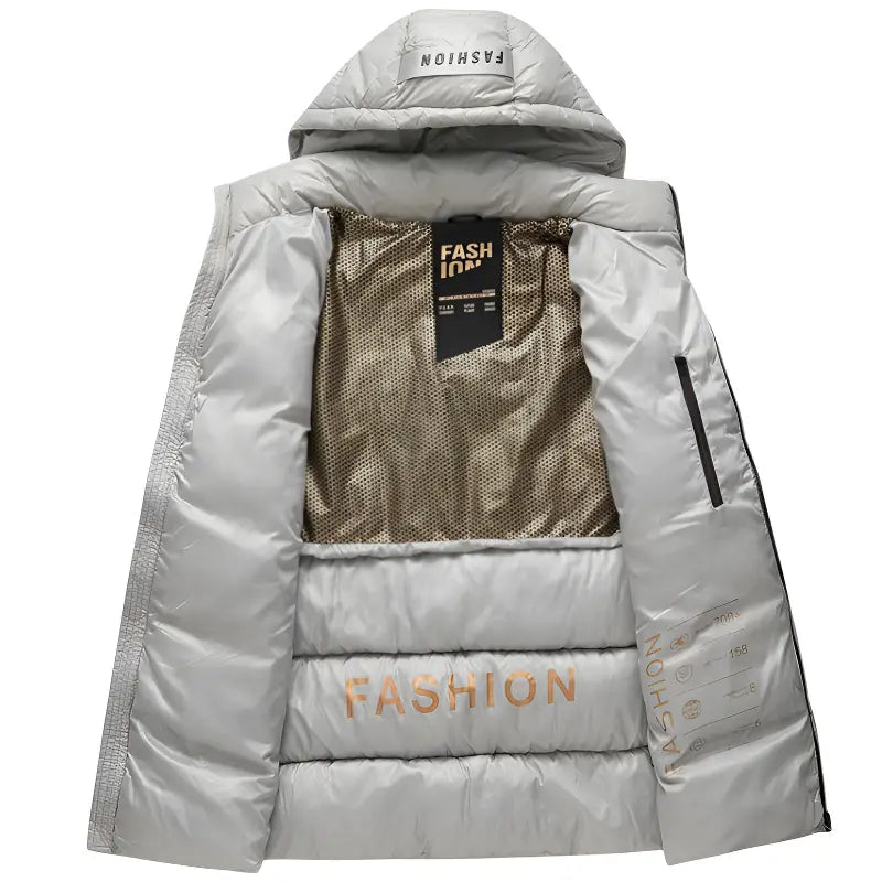 Doudoune militaire grise