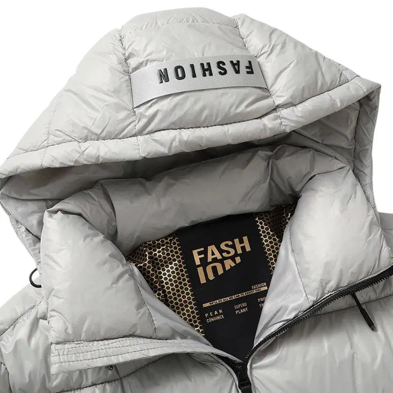 Doudoune militaire grise