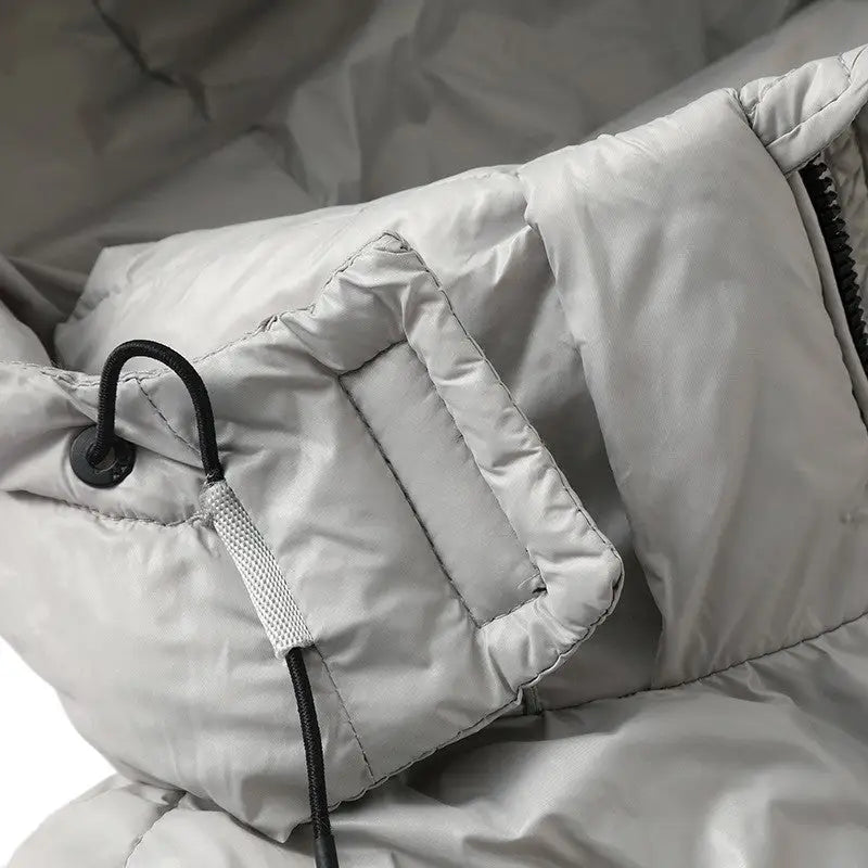 Doudoune militaire grise