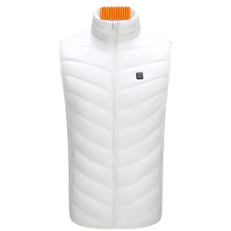 Doudoune sans manche chauffante