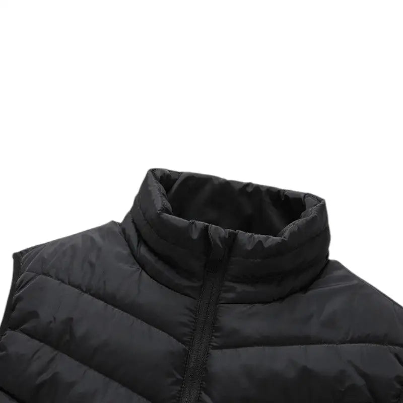 Doudoune sans manche chauffante